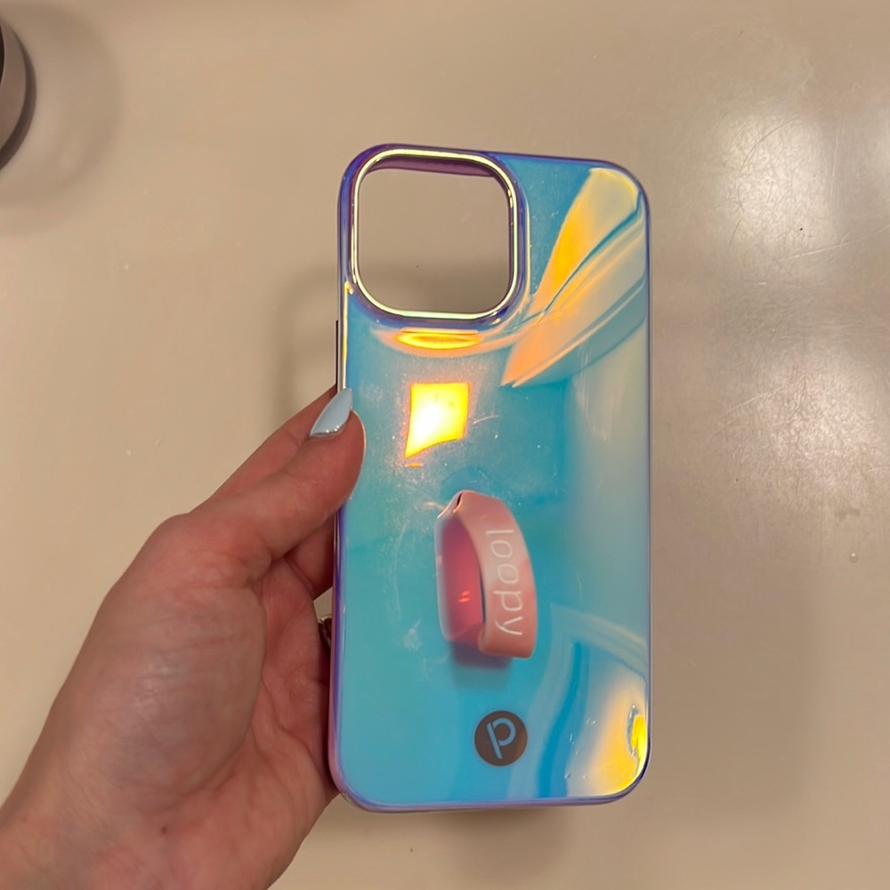 iPhone 13 Pro Max Loopy Case Iridescent Purple